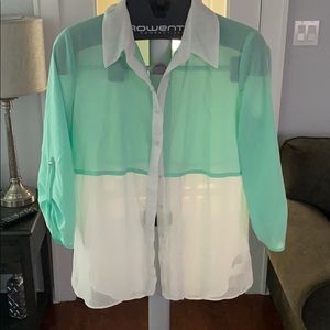 Women’s blouse - size large - multicolored